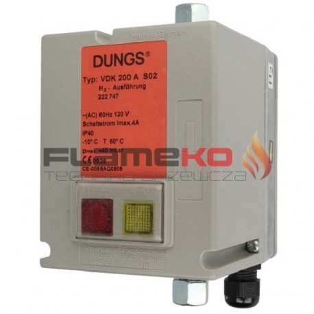 Dungs VDK 200 A S02 120V - Kontrola szczelności